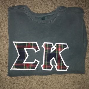 Sigma Kappa comfort colors crewneck